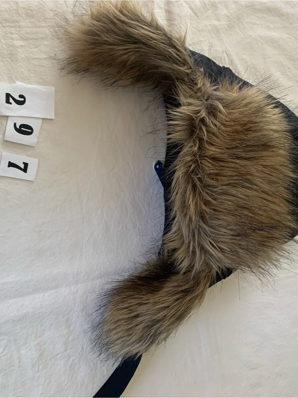 Columbia Black Kids Faux-Fur Pom Trapper Hat